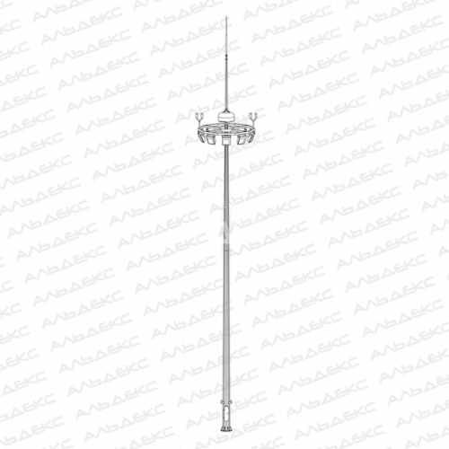 Многогранная высокомачтовая опора ВОУ-16